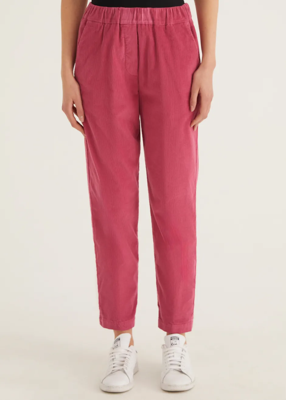 Pantalons | Rosso35 Pantalon droit avec taille élastique