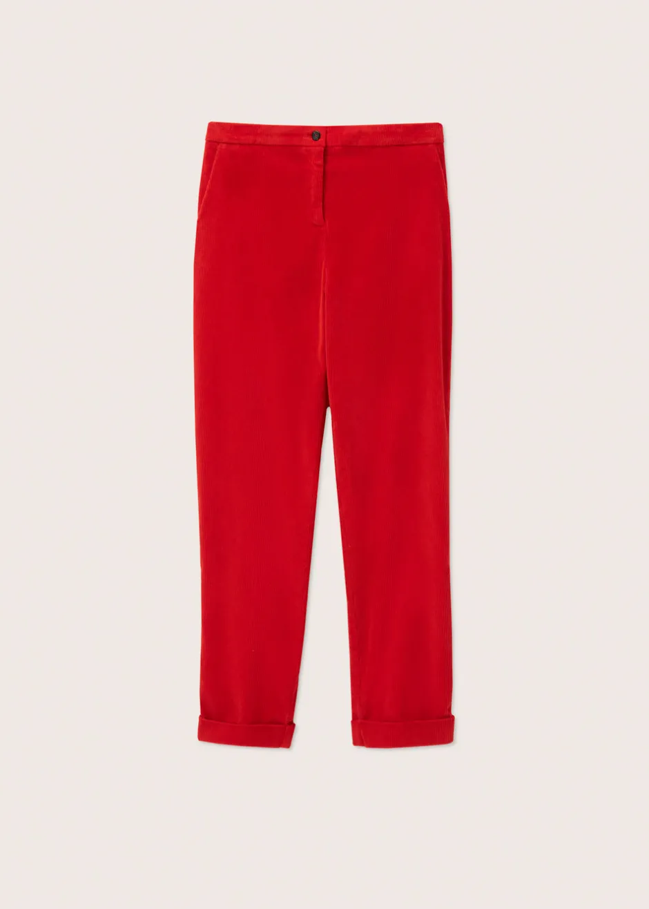 Pantalons | Rosso35 Pantalon droit avec taille élastique