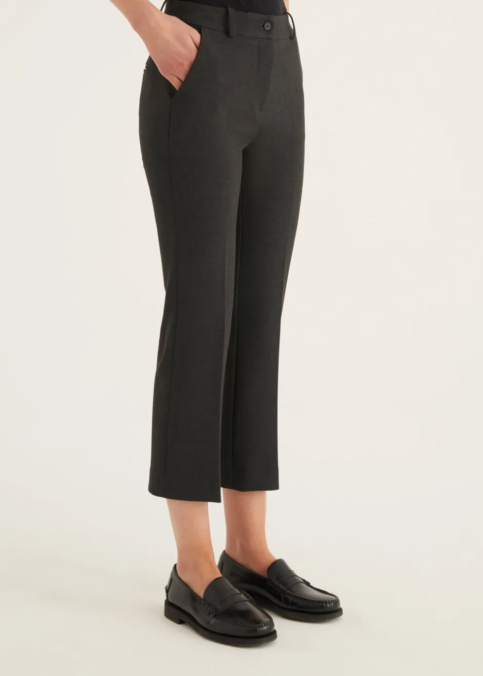 Pantalons | Rosso35 Pantalon évasé cropped